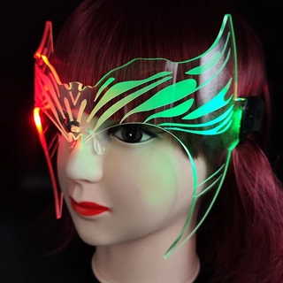 LED festbriller med lys og futuristisk look